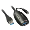 Cable de extensión USB Lindy 15m extensión activa USB 3.0