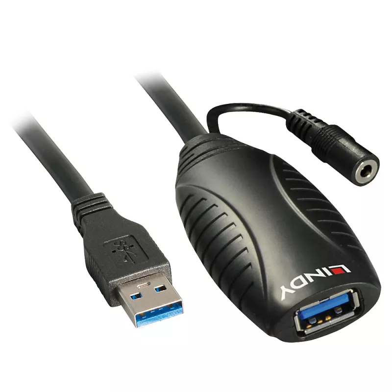 Cable de extensión USB Lindy 15m extensión activa USB 3.0