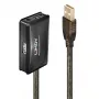 Lindy 10m hub de extensión activo USB 2.0, USB 2.0, USB 2.0, 480 Mbit/s, gris, 28/24, 10 m