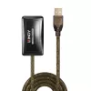 Lindy 10m hub de extensión activo USB 2.0, USB 2.0, USB 2.0, 480 Mbit/s, gris, 28/24, 10 m