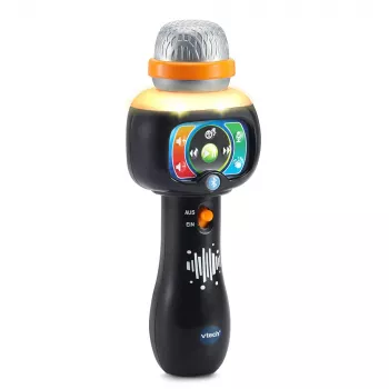 VTech Baby micrófono mágico de canto, micrófono de juguete, 2 año(s), AAA, 200 g, negro
