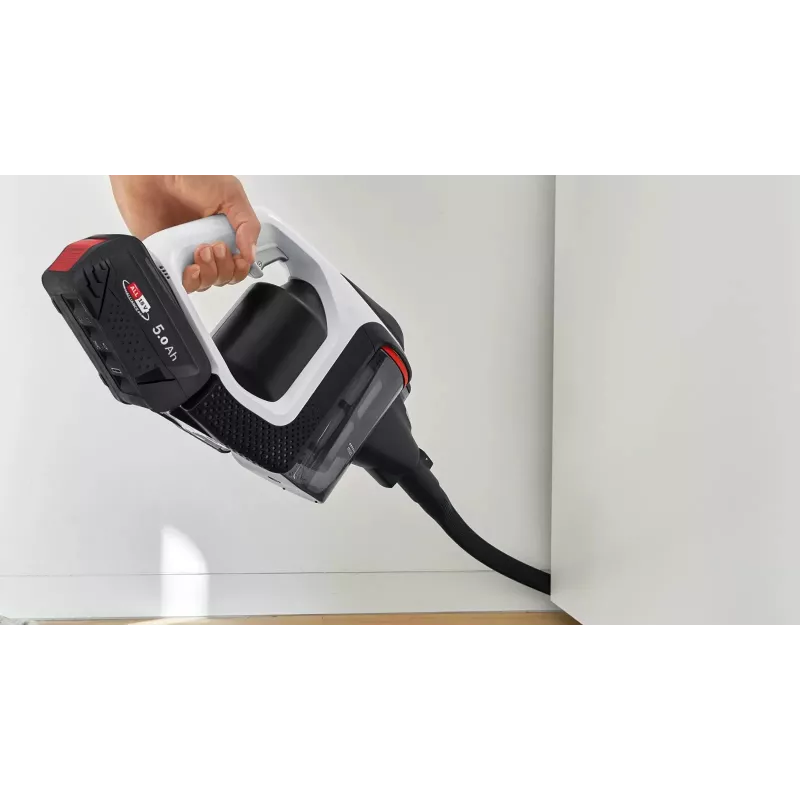 Bosch Serie 8 BSS825ALL aspirador de escoba/aspirador de batería en seco sin bolsa negro, blanco 5 Ah