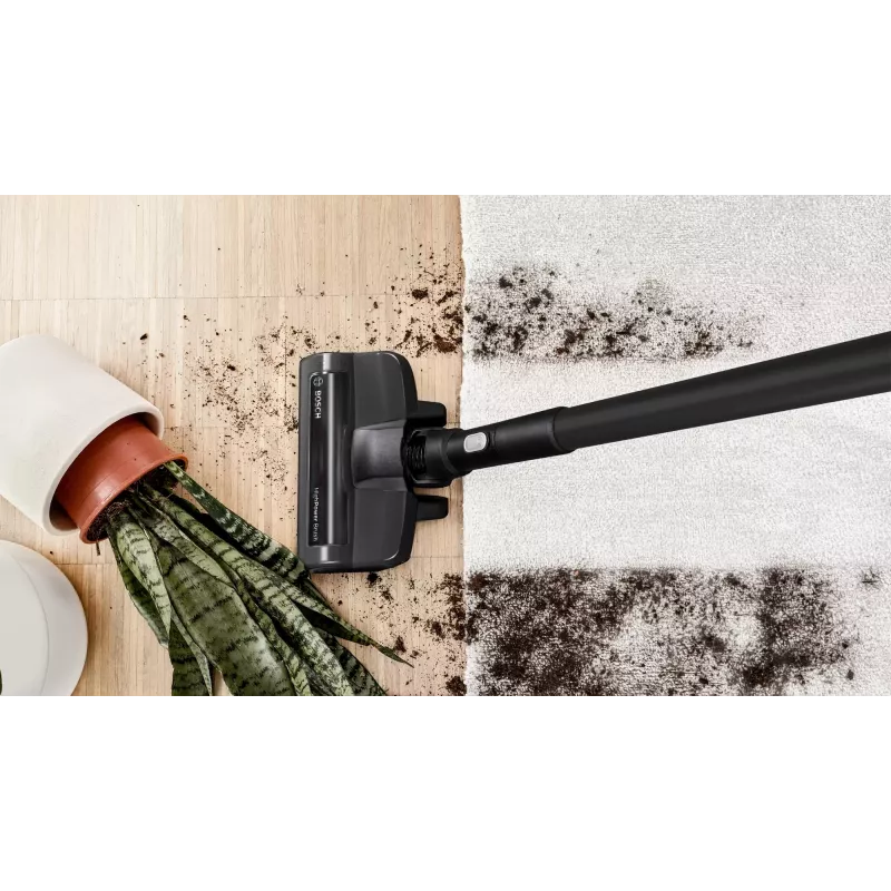 Bosch Serie 8 BSS825ALL aspirador de escoba/aspirador de batería en seco sin bolsa negro, blanco 5 Ah