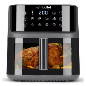 NutriBullet CrispLite Vision Single 8 L freidora de aire caliente 2000 W negro