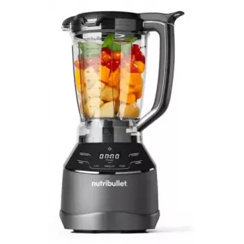 Robot de cocina NUTRIBULLET NBF580B — 1500 W, bol de 1,8 L, negro, cuchillas de acero inoxidable
