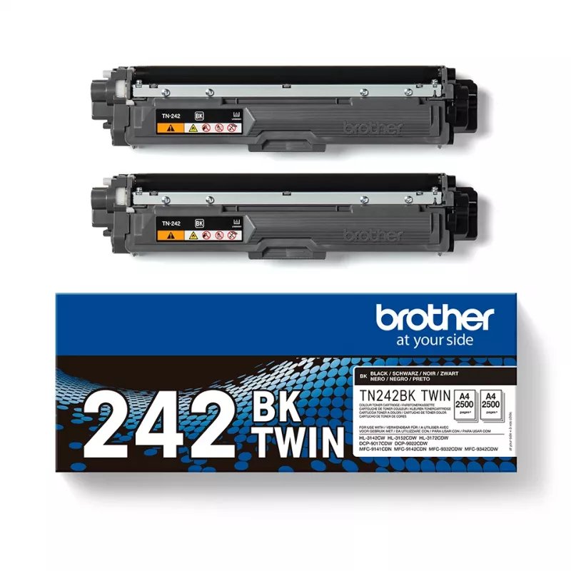 Cartucho de tóner Brother TN-242BKTWIN 3000 páginas negro