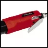 Einhell TC-PR 68 llave de carraca neumática, 1/2", 68 Nm, 6,3 bar, M10, con 7 vasos y maletín, rojo/negro