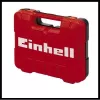 Einhell TC-PR 68 llave de carraca neumática, 1/2", 68 Nm, 6,3 bar, M10, con 7 vasos y maletín, rojo/negro