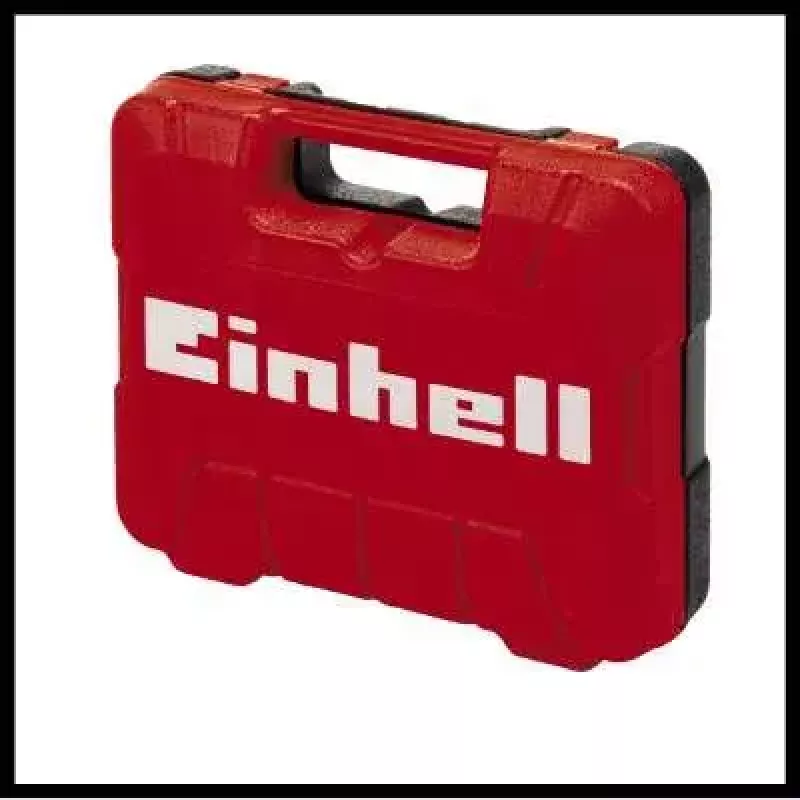 Einhell TC-PR 68 llave de carraca neumática, 1/2", 68 Nm, 6,3 bar, M10, con 7 vasos y maletín, rojo/negro