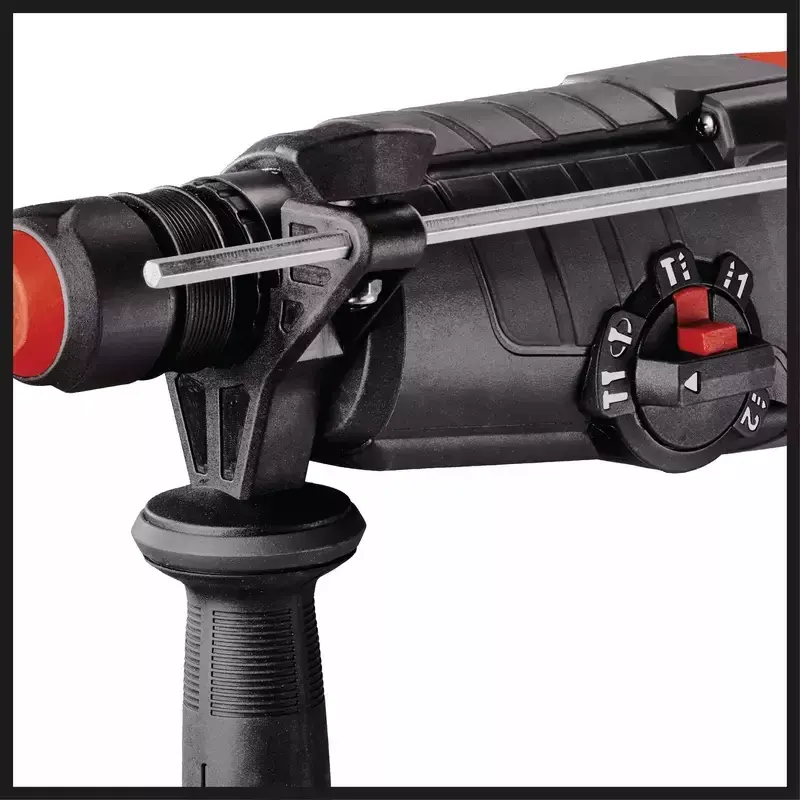 Einhell TE-RH 950 5F martillo perforador, 950 W, 3 J, SDS-plus, 2600 rpm, con maletín, negro/rojo