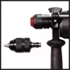 Einhell TE-RH 950 5F martillo perforador, 950 W, 3 J, SDS-plus, 2600 rpm, con maletín, negro/rojo