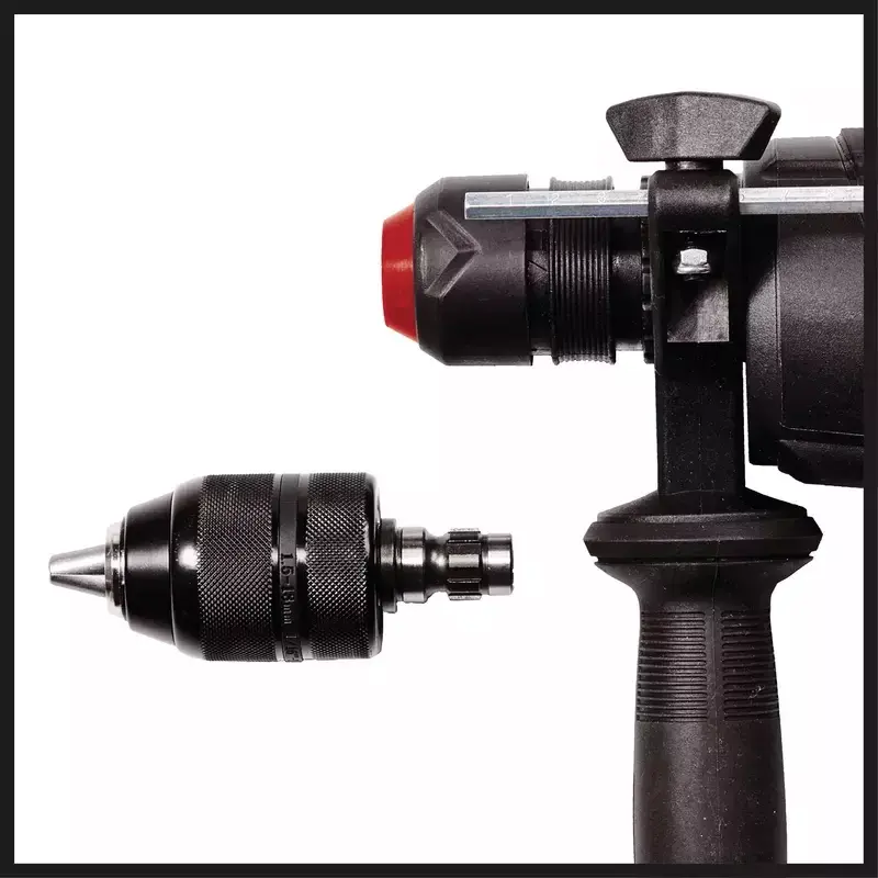 Einhell TE-RH 950 5F martillo perforador, 950 W, 3 J, SDS-plus, 2600 rpm, con maletín, negro/rojo