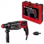 Einhell TE-RH 950 5F martillo perforador, 950 W, 3 J, SDS-plus, 2600 rpm, con maletín, negro/rojo