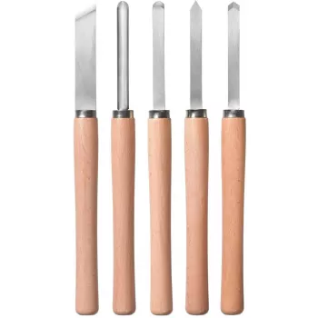 Set de cinceles para torno de madera EINHELL 5 piezas para tornos