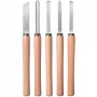 Set de cinceles para torno de madera EINHELL 5 piezas para tornos