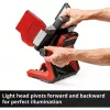 Lámpara a batería EINHELL TP-CL 18/3000 Li Set Solo — lámpara de trabajo recargable, roja, sin batería ni cargador