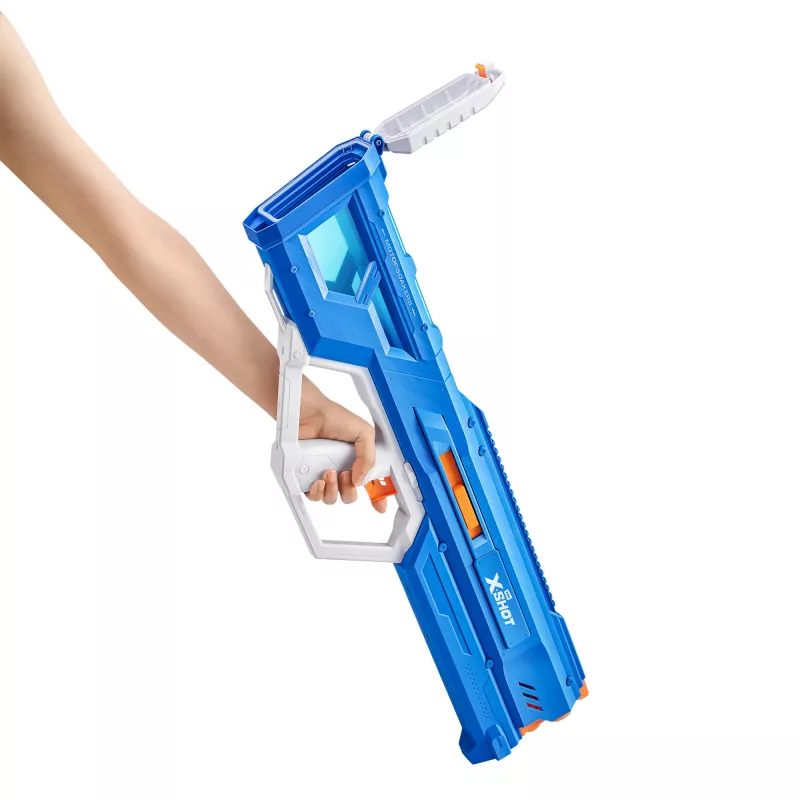 Pistola de agua Zuru Mega Pulse Motor Soaker XSHOT — pistola de agua motorizada a pilas (modelo 118159)