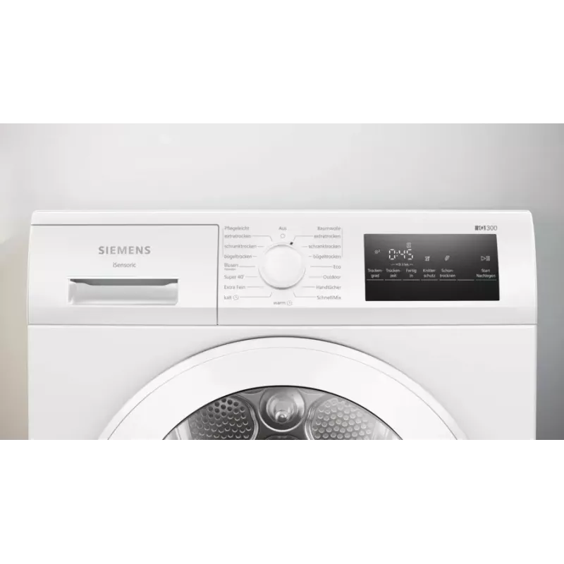 Siemens iQ300 WT45HVA4 Secadora De libre instalación Carga frontal 8 kg Blanco