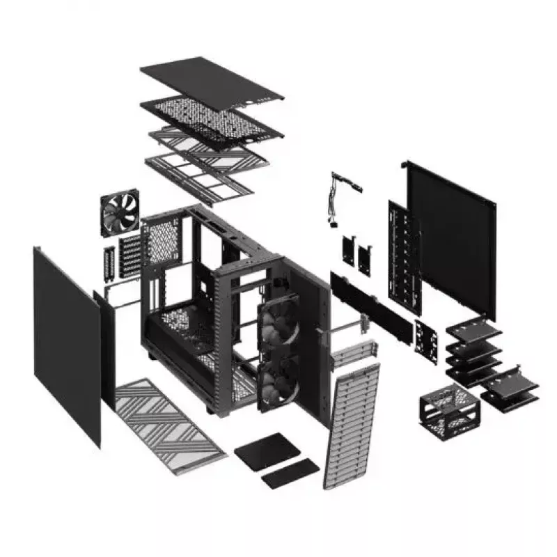 Fractal Design Define 7 PCGH Edition Caja semitorre, negra (FD-C-DEF7A-11)