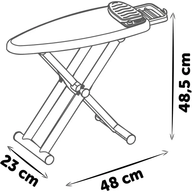 Tabla de planchar infantil con centro de vapor de juguete, Simba-Dickie Smoby (modelo 7600330125)