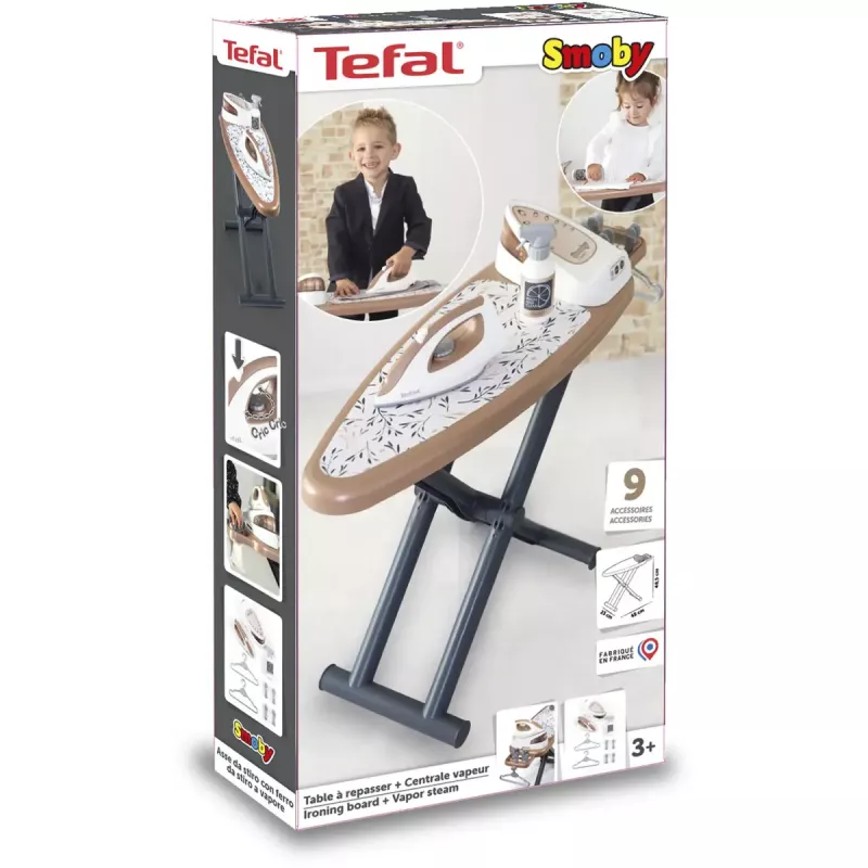 Tabla de planchar infantil con centro de vapor de juguete, Simba-Dickie Smoby (modelo 7600330125)