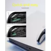 Disipador de calor ICY BOX IB-M2HS-PS5 para PlayStation 5 negro 27 mm x 76 mm x 9 mm
