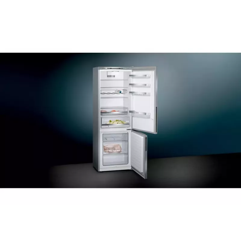 Siemens iQ500 KG49EAICA frigorífico combi, de libre instalación, 419 l (302 l + 117 l), 201 cm, clase energética C, acero inoxidable