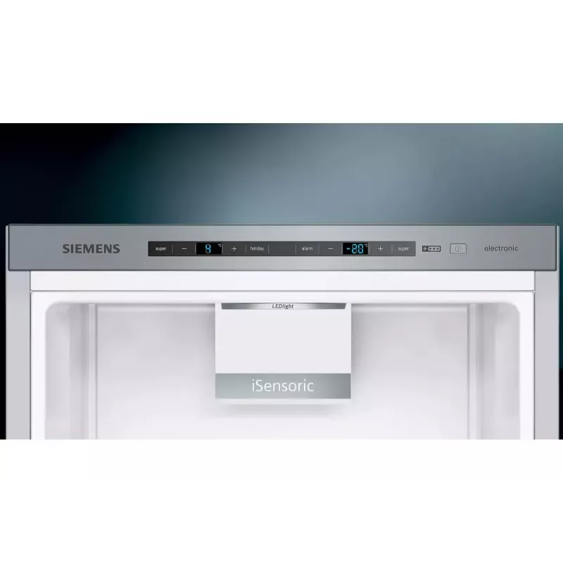 Siemens iQ500 KG49EAICA frigorífico combi, de libre instalación, 419 l (302 l + 117 l), 201 cm, clase energética C, acero inoxidable