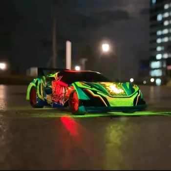 Coche radiocontrol Simba-Dickie Dickie RC Laser Samurai escala 1:20