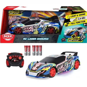 Coche radiocontrol Simba-Dickie Dickie RC Laser Samurai escala 1:20