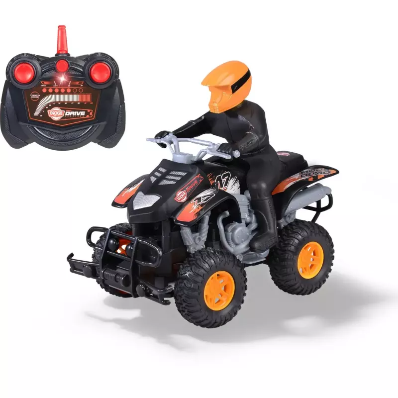 Quad de barro radiocontrol Simba‑Dickie escala 1:18, quad de juguete RC, a pilas