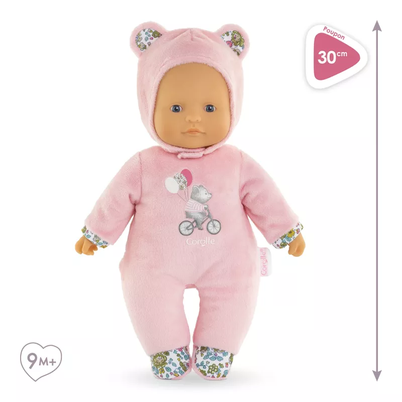 Oso de peluche Simba-Dickie Corolle Mon Doudou Corolle Sweetheart rosa — muñeco de peluche de apego