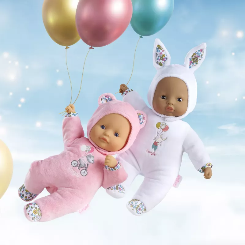 Oso de peluche Simba-Dickie Corolle Mon Doudou Corolle Sweetheart rosa — muñeco de peluche de apego