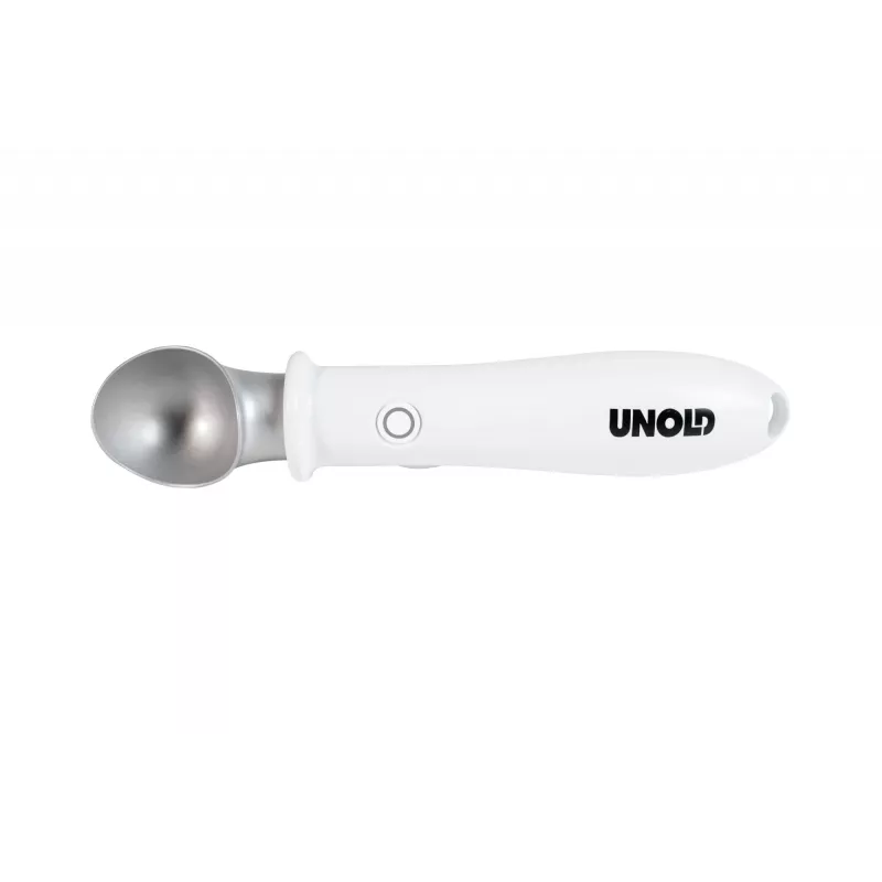 Cuchara para helado Unold 488990 4 mm Acero inoxidable Plástico Blanco