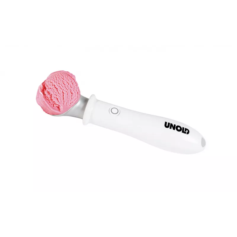 Cuchara para helado Unold 488990 4 mm Acero inoxidable Plástico Blanco
