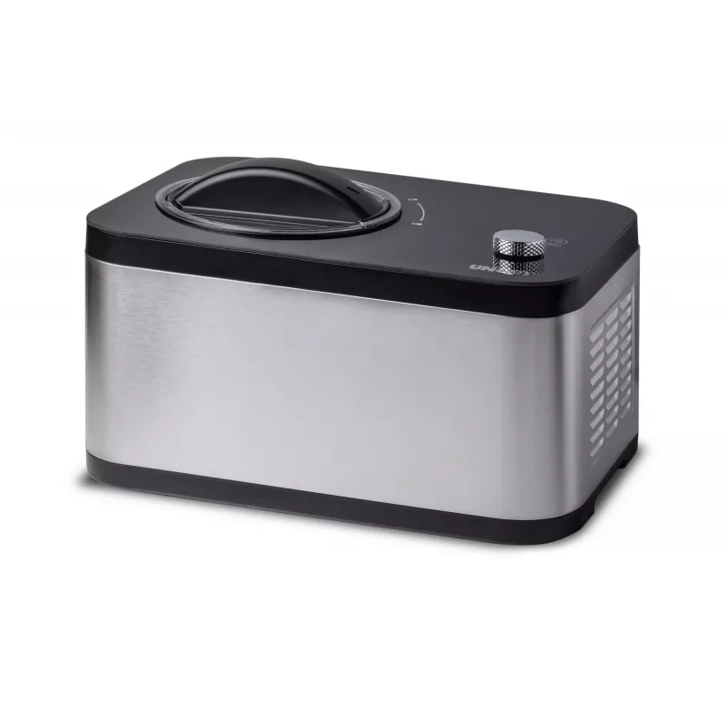 Unold 48826 Máquina de helados y yogurtera EVA máquina de helados con compresor 1,5 L 120 W Negro, Acero inoxidable