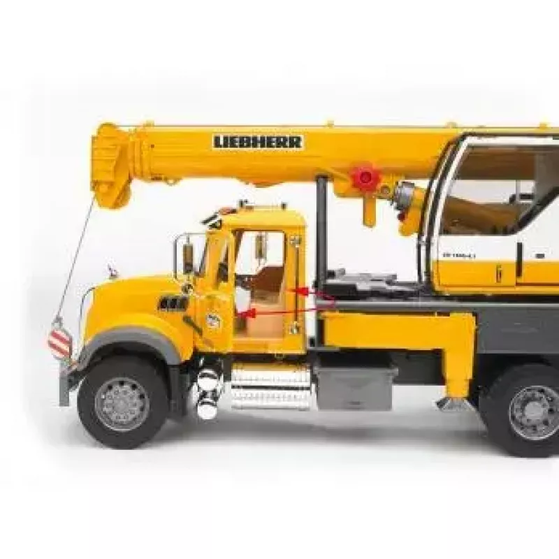 Camión grúa BRUDER MACK Granite Liebherr