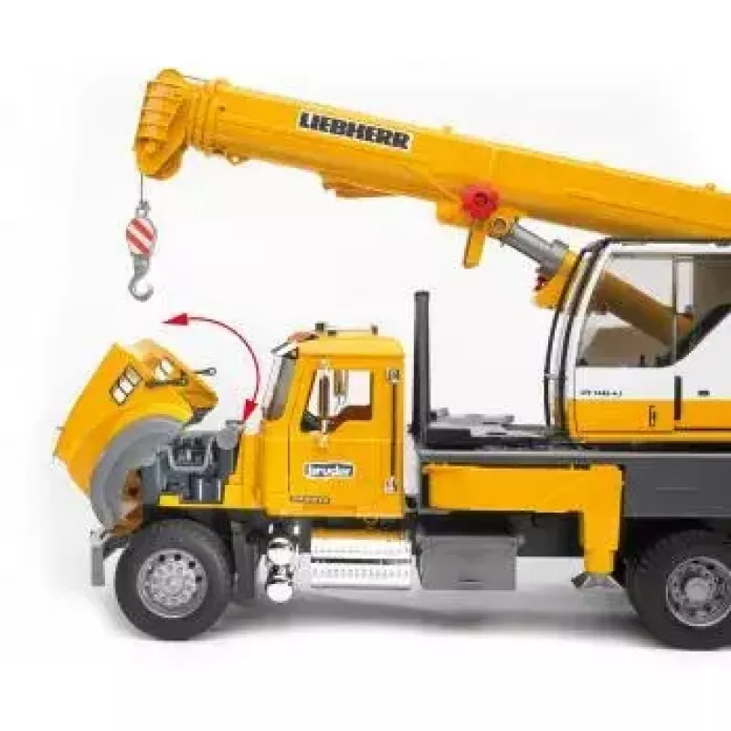 Camión grúa BRUDER MACK Granite Liebherr