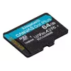 Kingston Technology 64GB microSDXC Canvas Go Plus Gen4 200R A2 U3 pack individual sin ADP