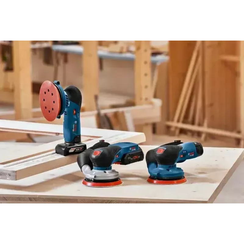 Bosch GEX 12V-125 Professional Lijadora orbital 10000 rpm 20000 OPM Negro, Azul, Rojo