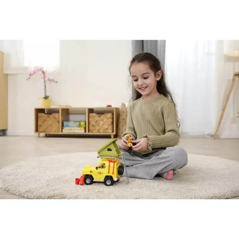 Vehículo todoterreno de juguete Simba-Dickie Fireman Sam con tienda de techo — modelo 109252653, set de juego