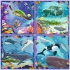 Puzle Ravensburger UP! Animales marinos — set con 64, 72, 81, 90 piezas