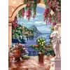Puzle Ravensburger CreArt Premium Lago Maggiore, motivo para pintar, modelo 25963
