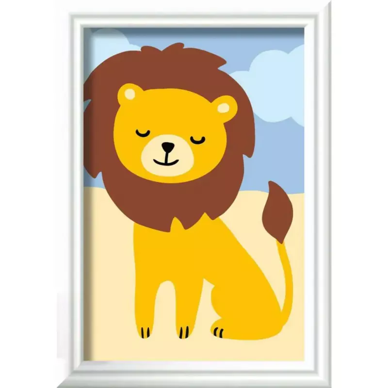 Set de pintura Ravensburger CreArt Little Lion – pintar por números para niños