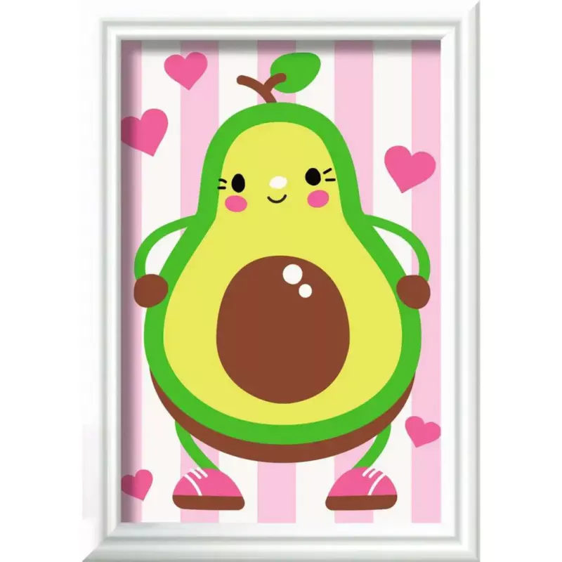 Set de pintura Ravensburger CreArt — Avocado (motivo de diseño)