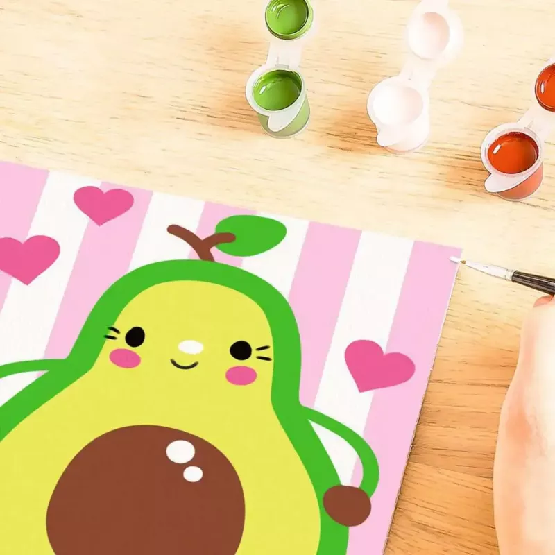 Set de pintura Ravensburger CreArt — Avocado (motivo de diseño)