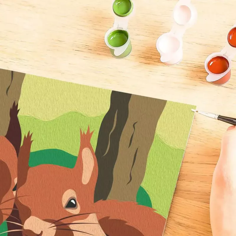 Set de pintura Ravensburger CreArt – Cuddling Squirrels (modelo 25882) de Ravensburger