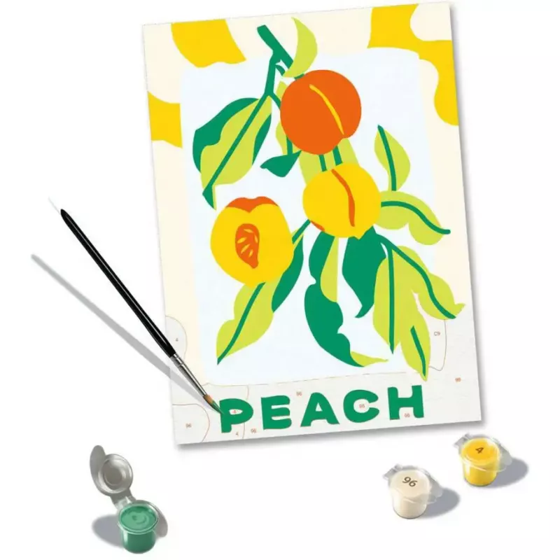 Set de pintura Ravensburger CreArt — Peaches (set de pintura creativo, modelo 25517)