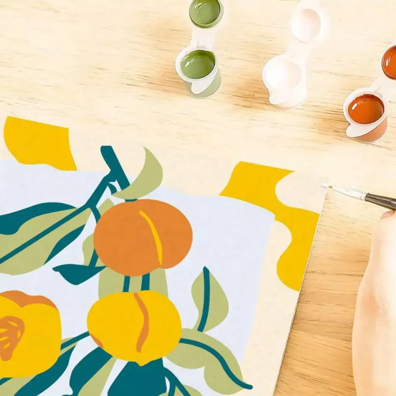 Set de pintura Ravensburger CreArt — Peaches (set de pintura creativo, modelo 25517)