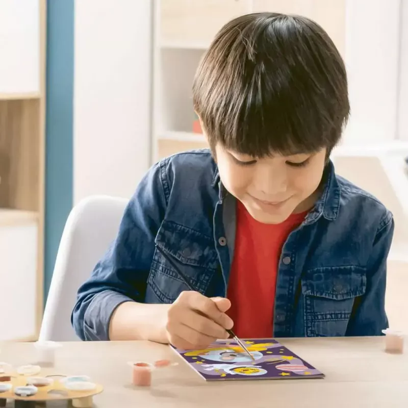 Set de pintar por números Ravensburger CreArt – «Animales en el espacio» set de pintura